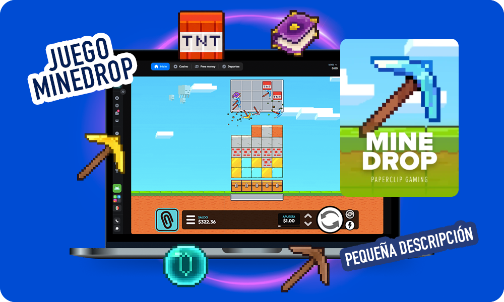 MineDrop es un tragamonedas innovador que combina elementos de minería con mecánica de casino, popular en 1win en México